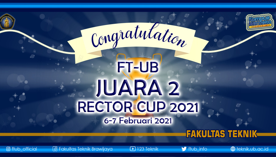 Fakultas Teknik Juara 2 Rector Cup 2021